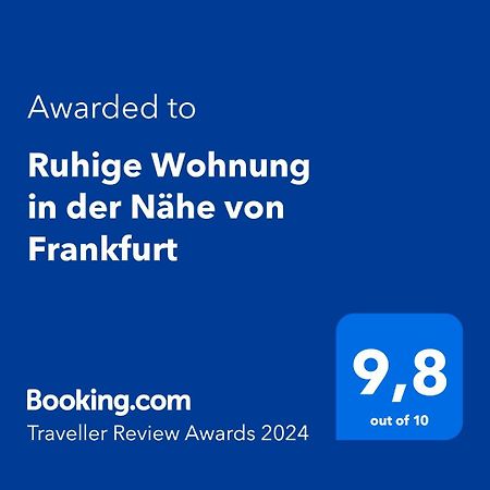 Ruhige Wohnung In Der Naehe Von Frankfurt Kelkheim  Kültér fotó