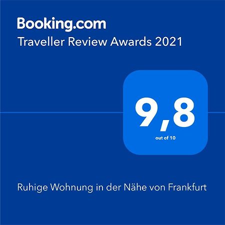 Ruhige Wohnung In Der Naehe Von Frankfurt Kelkheim  Kültér fotó